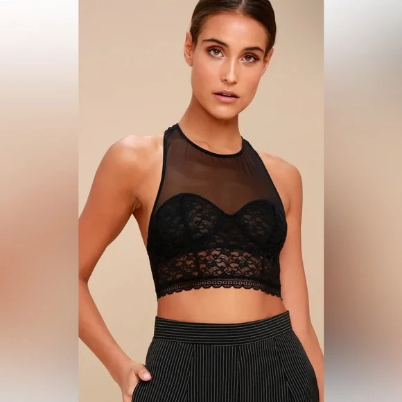🖤FREE PEOPLE STAY WITH ME SOFT BRA IN BLACK XS - Picture 2 of 6